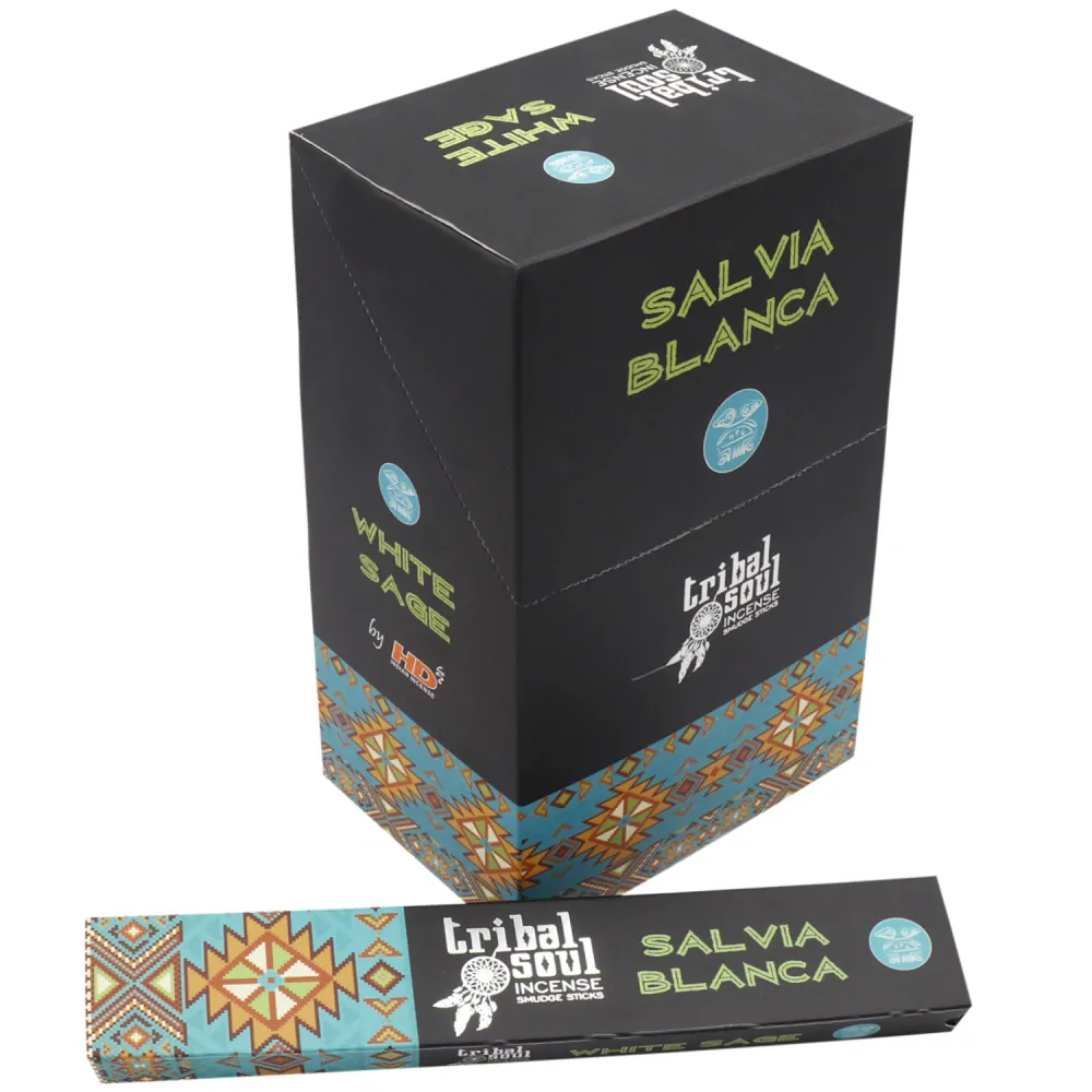 Vonné tyčinky Tribal - Bílá Šalvěj